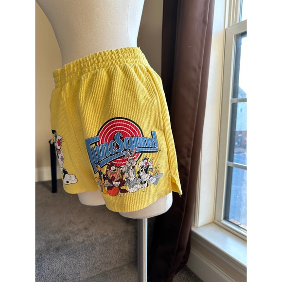 Loony Tunes ribbed yellow corduroy shorts, size small - Picture 3 of 15
